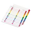 OneStep Printable Table of Contents and Dividers - Double Column, 24-Tab, 1 to 24, 11 x 8.5, White, 1 Set2