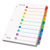 OneStep Printable Table of Contents and Dividers, 10-Tab, 1 to 10, 11 x 8.5, White, 1 Set2