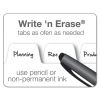 Write 'n Erase Tabloid Index Dividers, 5-Tab, 11 x 17, White, 1 Set2