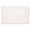 Paper Insertable Dividers, 5-Tab, 11 x 17, White, 1 Set1