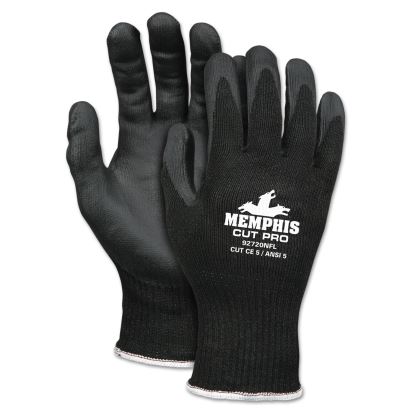Cut Pro 92720NF Gloves, Large, Black, HPPE/Nitrile Foam1