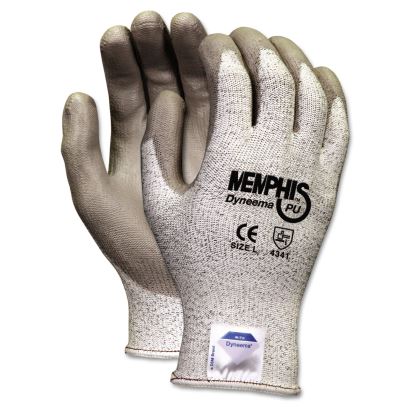 Memphis Dyneema Polyurethane Gloves, Large, White/Gray, Pair1