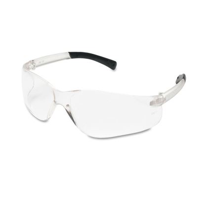 BearKat Safety Glasses, Wraparound, Black Frame/Clear Lens1