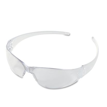 Checkmate Wraparound Safety Glasses, CLR Polycarbonate Frame, Coated Clear Lens1