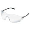 Blackjack Wraparound Safety Glasses, Chrome Plastic Frame, Clear Lens2