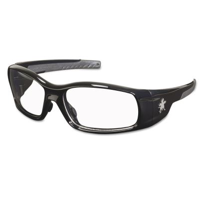 Swagger Safety Glasses, Black Frame, Clear Lens1