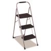 3-Step Big Step Folding Stool, 200 lb Capacity, 17.75 x 28 x 45.63, Light Gray1
