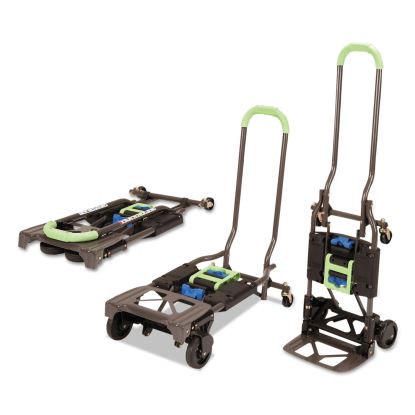2-in-1 Multi-Position Hand Truck and Cart, 16.63 x 12.75 x 49.25, Blue/Green1