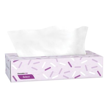 Select Flat Box Facial Tissue, 2-Ply, White, 100 Sheets/Box, 30 Boxes/Carton1