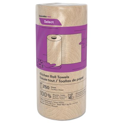 Select Kitchen Roll Towels, 2-Ply, 11" x 166.6 ft, Natural, 250/Roll, 12/Carton1
