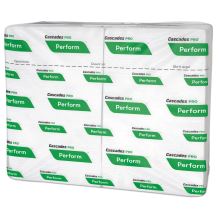 Perform Interfold Napkins, 1-Ply, 6.5 x 4.25, White, 376/Pack, 16 Packs/Carton1