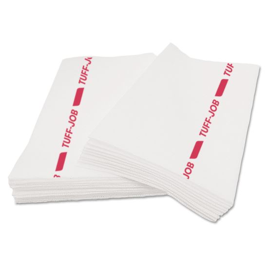 Tuff-Job S900 Antimicrobial Foodservice Towels, 12 x 24, White/Red, 150/Carton1