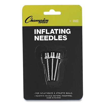 Nickel-Plated Inflating Needles for Electric Inflating Pump, 3/Pack1