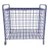 Lockable Ball Storage Cart, 24-Ball Capacity, 37w x 22d x 20h, Blue1