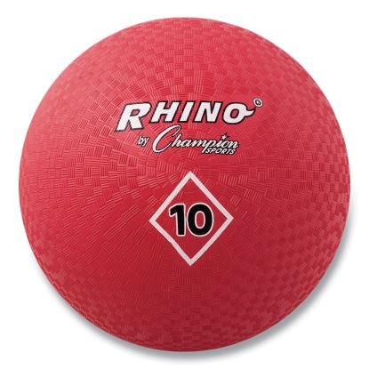 Playground Ball, 10" Diameter, Red1