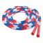 Segmented Plastic Jump Rope, 16 ft, Red/Blue/White1