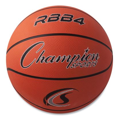 Rubber Sports Ball, For Basketball, No. 6, Intermediate Size, Orange1
