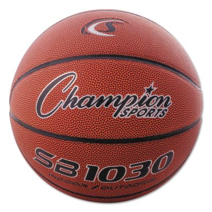 Composite Basketball, Official Intermediate Size, Brown1