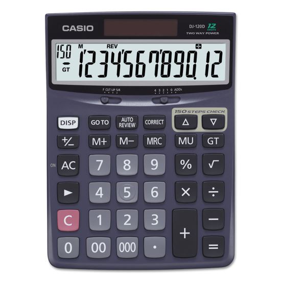 DJ120D Calculator, 12-Digit LCD1