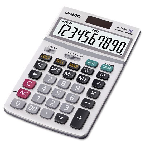 JF100MS Desktop Calculator, 10-Digit LCD1