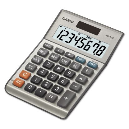 MS-80B Tax and Currency Calculator, 8-Digit LCD1