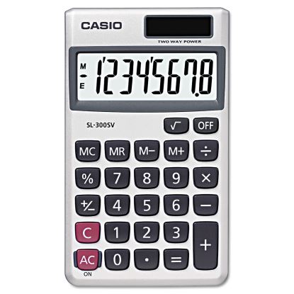 SL-300SV Handheld Calculator, 8-Digit LCD1