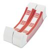 Currency Straps, Red, $500 in $5 Bills, 1000 Bands/Pack2