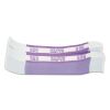 Currency Straps, Violet, $2,000 in $20 Bills, 1000 Bands/Pack1