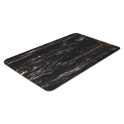 Cushion-Step Surface Mat, 24 x 36, Marbleized Rubber, Black1