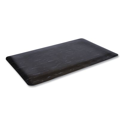 Cushion-Step Surface Mat, 36 x 72, Marbleized Rubber, Black1