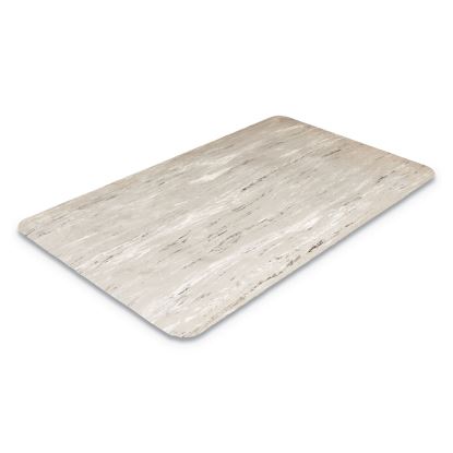 Cushion-Step Surface Mat, 36 x 72, Marbleized Rubber, Gray1