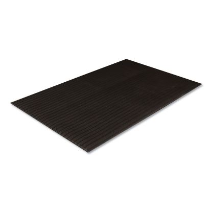 Ribbed Vinyl Anti-Fatigue Mat, 36 x 60, Black1