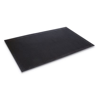 Crown-Tred Indoor/Outdoor Scraper Mat, Rubber, 43.75 x 66.75, Black1