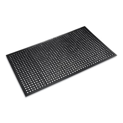 Safewalk-Light Drainage Safety Mat, Rubber, 36 x 60, Black1