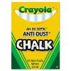 Nontoxic Anti-Dust Chalk, White, 12 Sticks/Box2