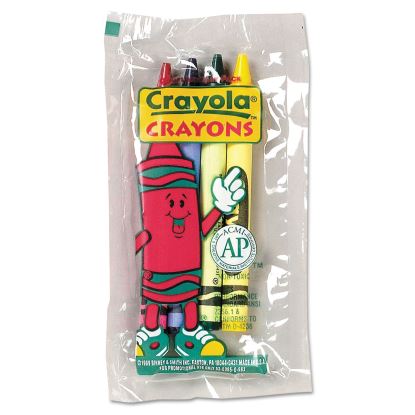 Classic Color Cello Pack Party Favor Crayons, 4 Colors/Pack, 360 Packs/Carton1