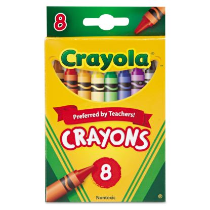 Classic Color Crayons, Peggable Retail Pack, Peggable Retail Pack, 8 Colors/Pack1