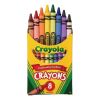 Classic Color Crayons, Peggable Retail Pack, Peggable Retail Pack, 8 Colors/Pack2