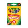Classic Color Crayons, Peggable Retail Pack, 16 Colors/Pack1
