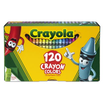 Classic Color Crayons, Tuck Box, 120/Box1