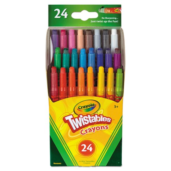 Twistables Mini Crayons, 24 Colors/Pack1