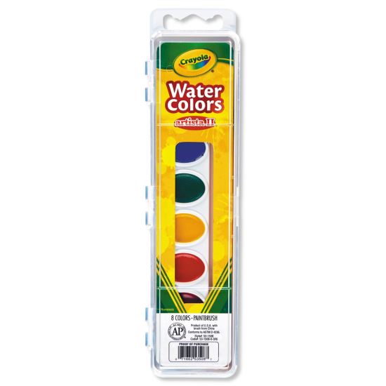 Artista II 8-Color Watercolor Set, 8 Assorted Colors, Palette Tray1