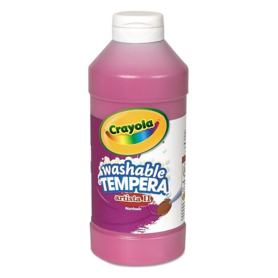 Artista II Washable Tempera Paint, Magenta, 16 oz Bottle1