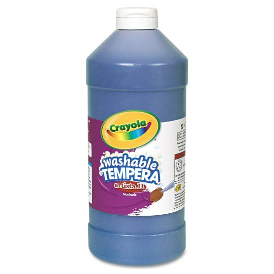 Artista II Washable Tempera Paint, Blue, 32 oz Bottle1