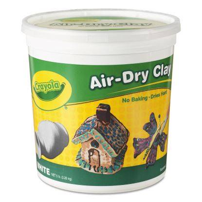 Air-Dry Clay, White, 5 lbs1