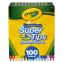 Super Tips Washable Markers, Fine/Broad Bullet Tips, Assorted Colors, 100/Set1