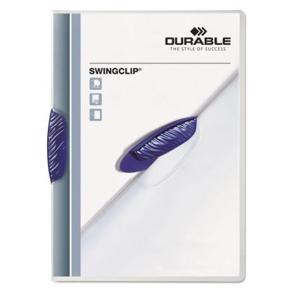Swingclip Clear Report Cover, Swing Clip, 8.5 x 11, Clear/Clear, 25/Box1