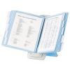 SHERPA Style Desk-Mount Reference System, 20 Sheet Capacity, Blue/Gray2