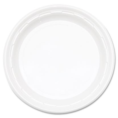 Famous Service Impact Plastic Dinnerware, Plate, 10.25" dia, White, 500/Carton1