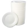 Quiet Classic Laminated Foam Dinnerware, Plate, 10.25" dia, White, 125/Pack, 4 Packs/Carton2